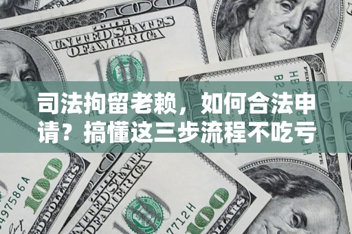 济南司法拘留老赖，如何合法申请？搞懂这三步流程不吃亏！