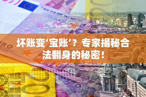 济南坏账变‘宝账’？专家揭秘合法翻身的秘密！