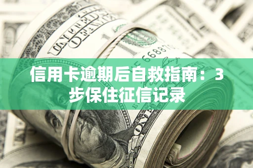 济南信用卡逾期后自救指南：3步保住征信记录